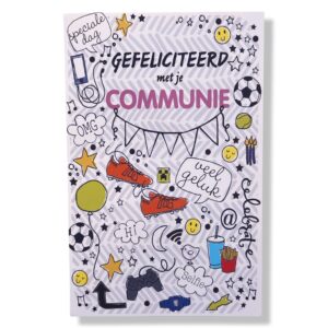 Communie Wenskaart Jongen