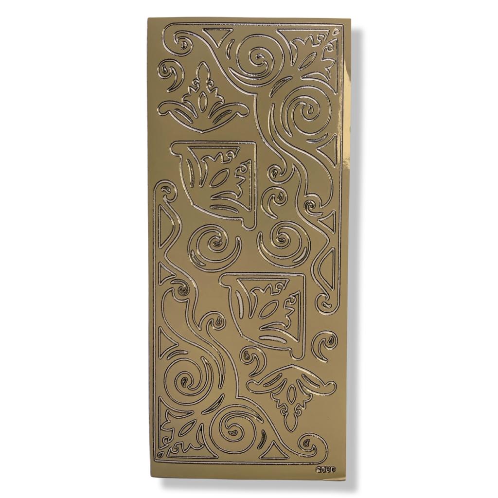 Peel-off Stickervel Beige Hoeken Peel-off Stickervel Beige Hoeken