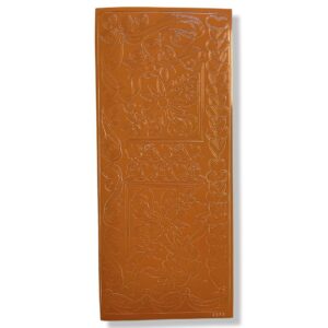 Peel-off Stickervel Bruin Bloemen