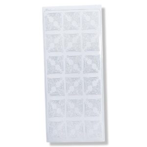 Peel-off Stickervel Wit Hoekjes