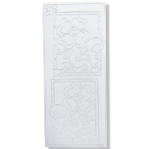 Peel-off Stickervel Wit Grote Bloemen