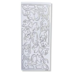 Peel-off Stickervel Wit Hoeken