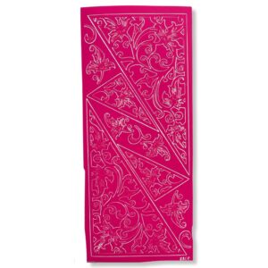 Peel-off Stickervel Roze Hoeken