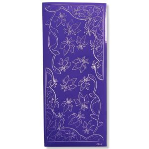 Peel-off Stickervel Lila Takjes
