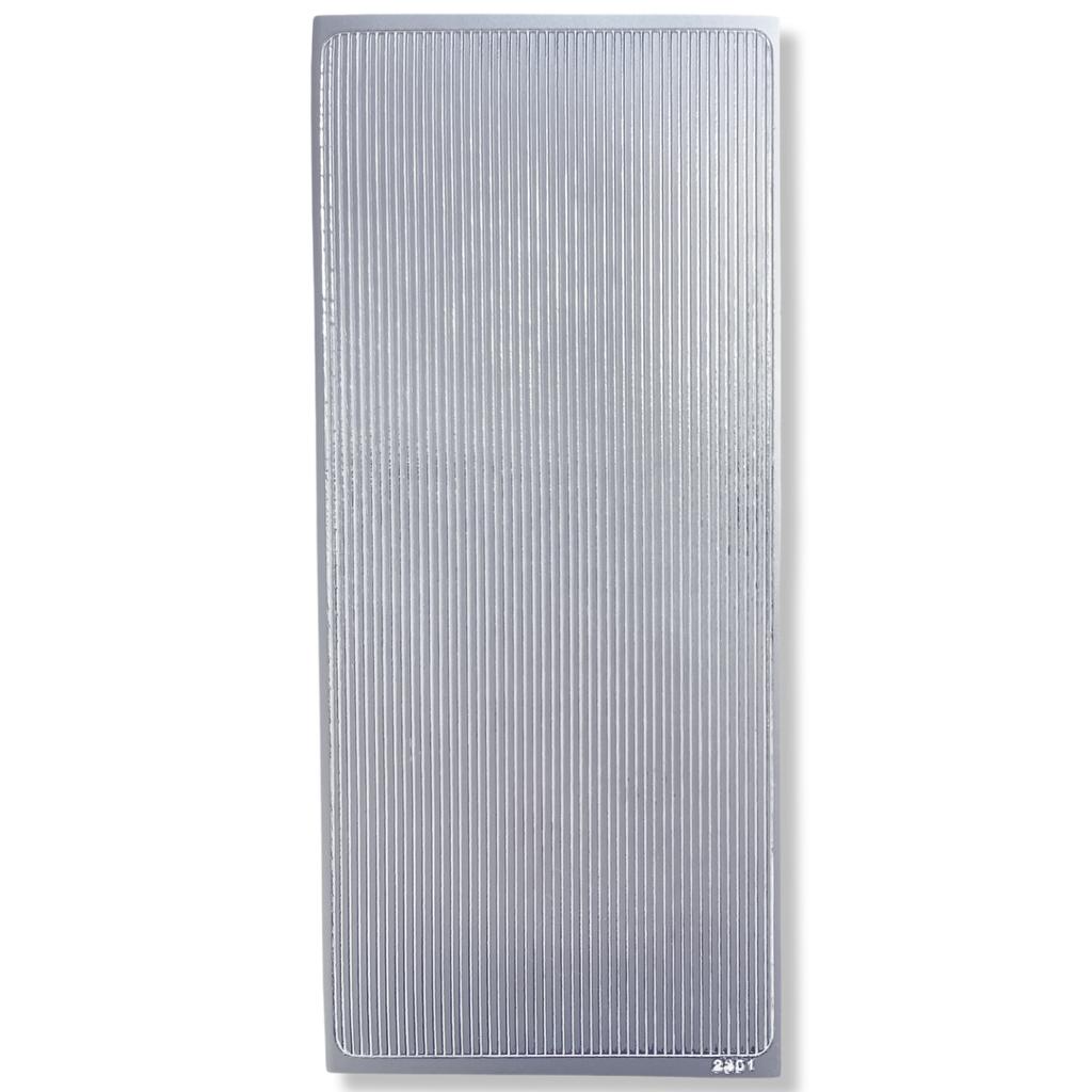 Peel-off Stickervel Zilver RandjesPeel-off Stickervel Zilver Randjes Peel-off Stickervel Zilver Randjes