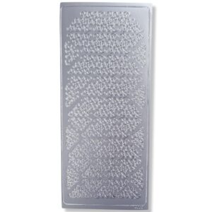 Peel-off Stickervel Zilver Hoekjes