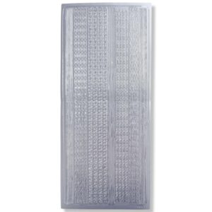 Peel-off Stickervel Zilver Randjes