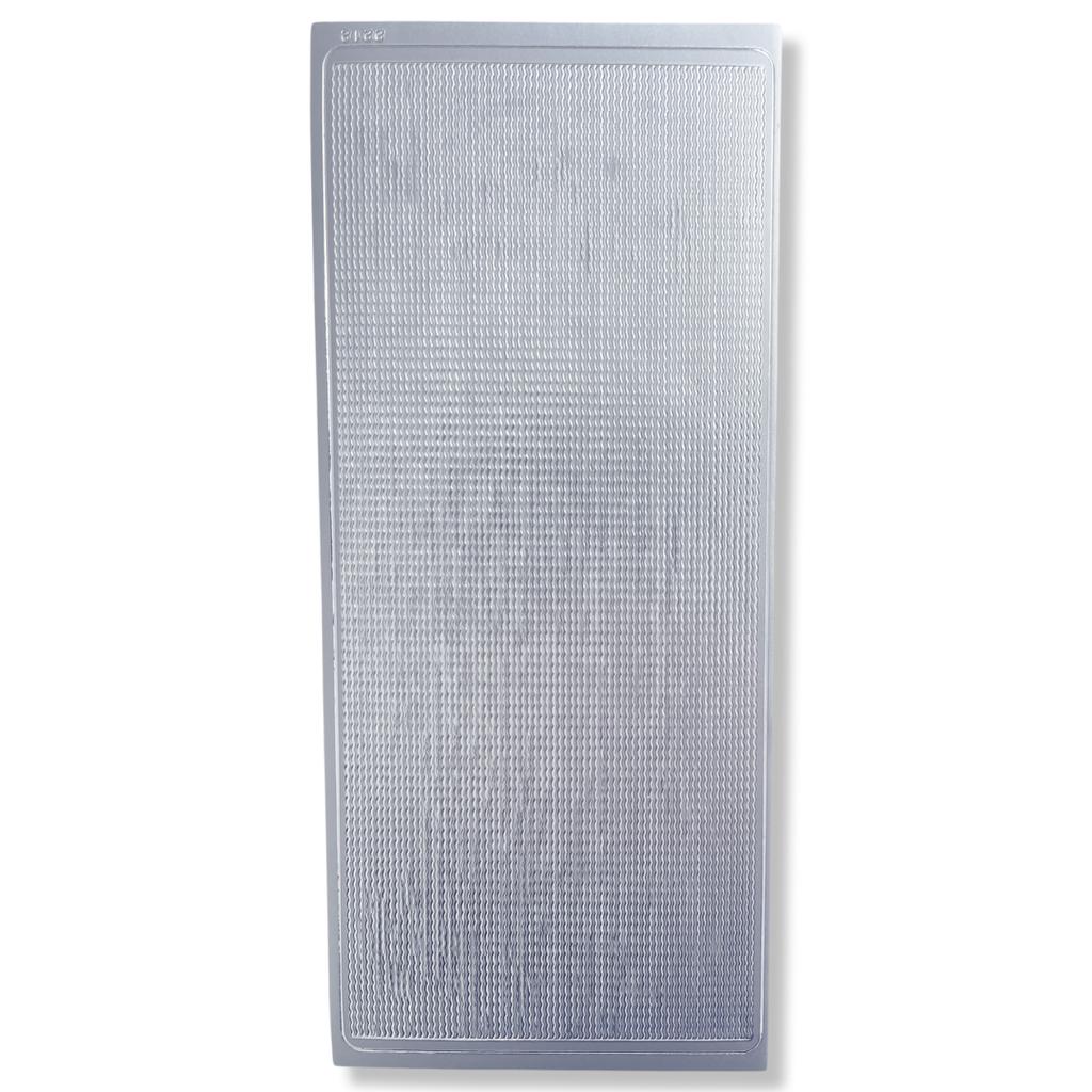 Peel-off Stickervel Zilver Randjes Peel-off Stickervel Zilver Randjes