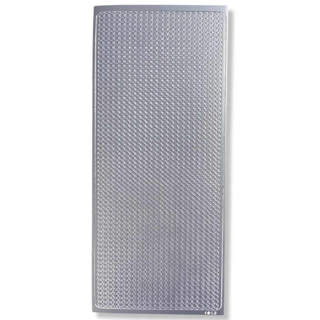 Peel-off Stickervel Zilver Randjes Peel-off Stickervel Zilver Randjes