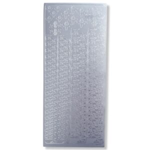Peel-off Stickervel Zilver Randjes en Hoekjes
