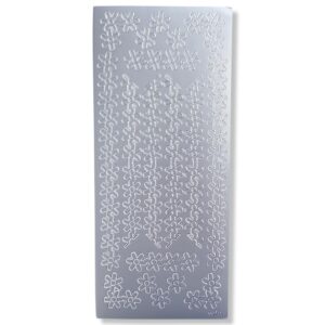 Peel-off Stickervel Zilver Randjes en Hoekjes