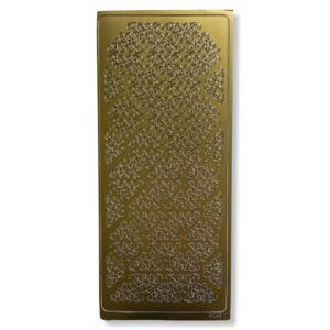 Peel-off stickervel Goud Hoekjes