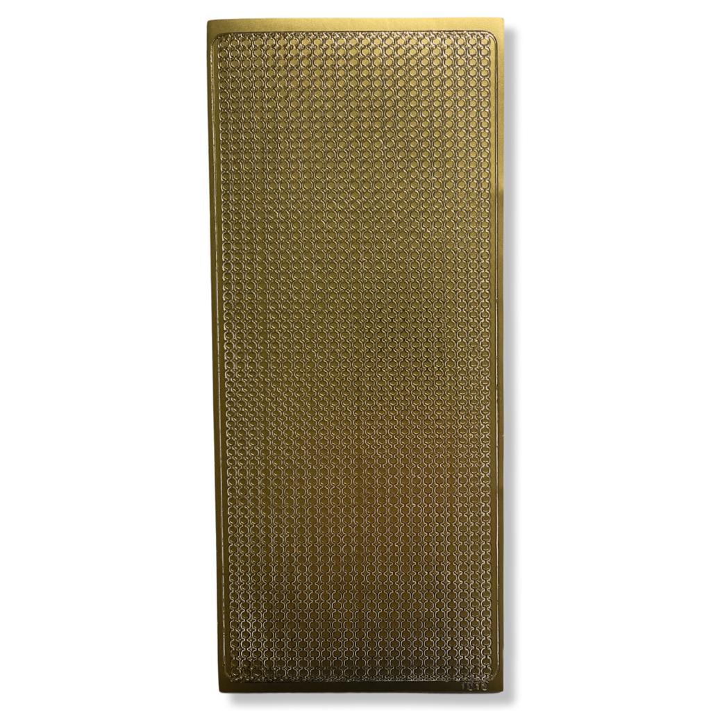 Peel-off stickervel Goud Randjes Peel-off stickervel Goud Randjes