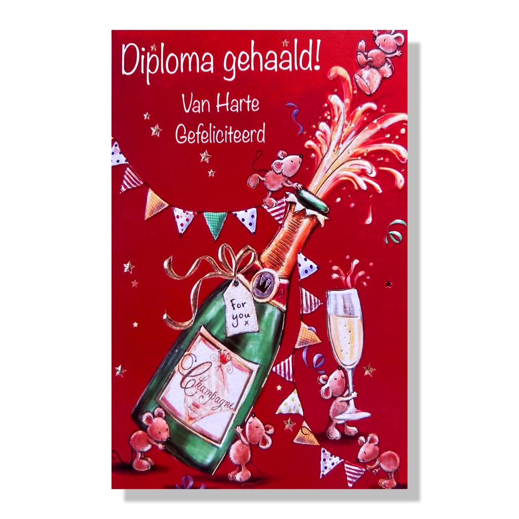 Diploma gehaald Diploma gehaald