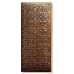 Hartelijk Gefeliciteerd Goud