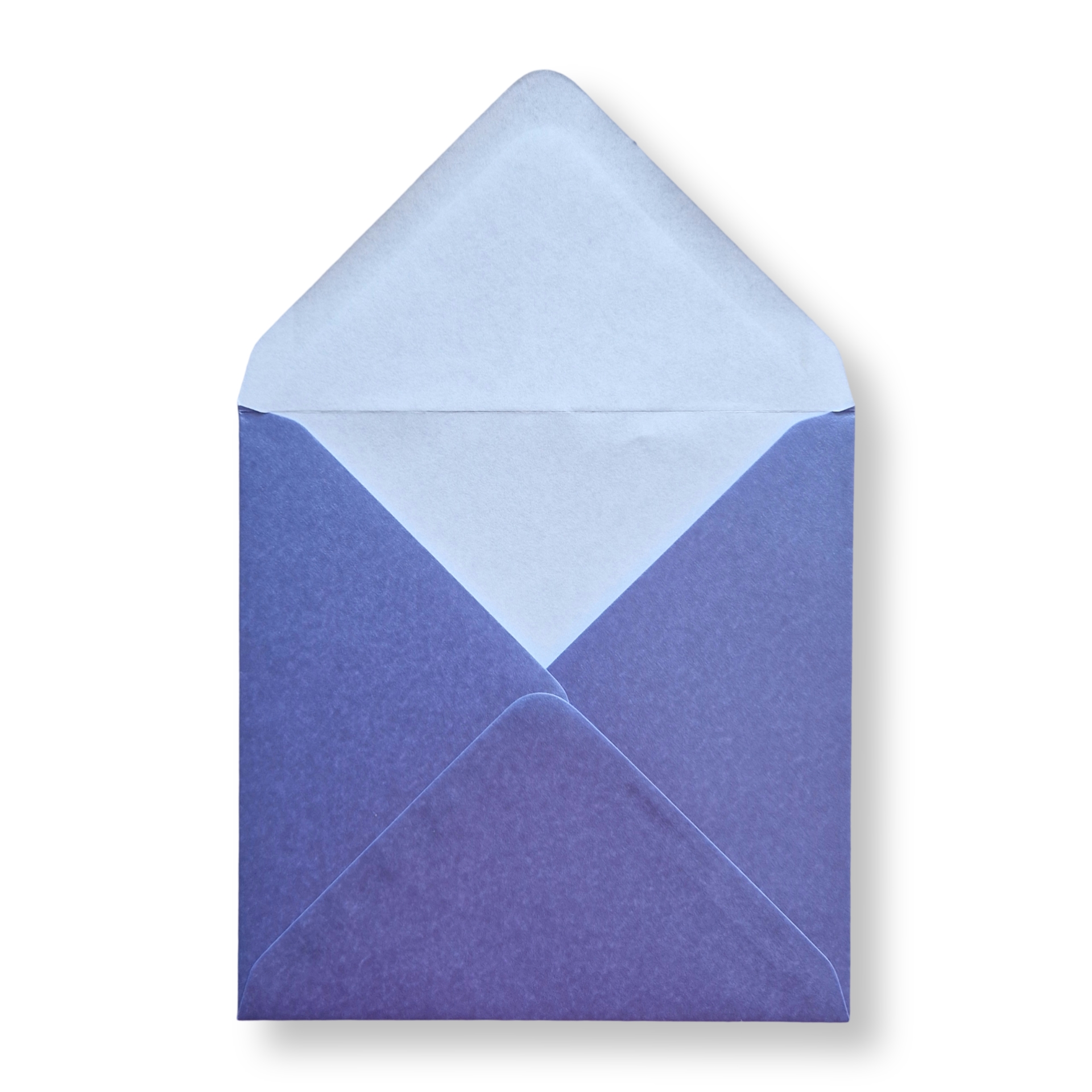 14x14 lavendel binnen Metallic envelop