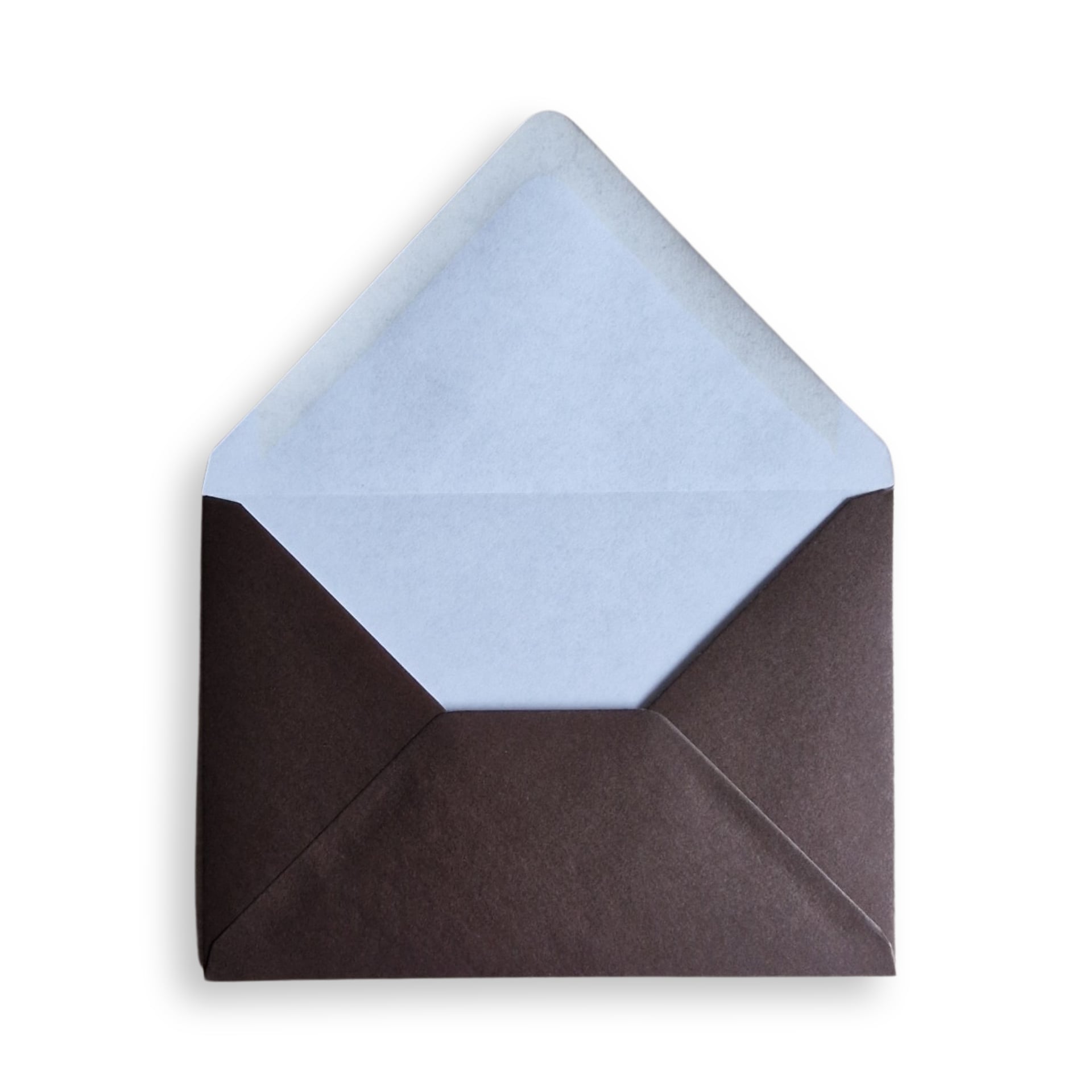C6 chocolat binnen Metallic envelop
