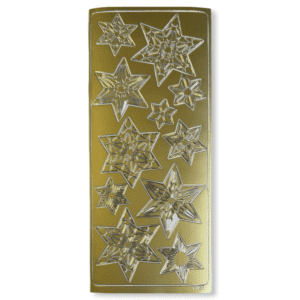 Peel-Off Stickervel Goud Sterren