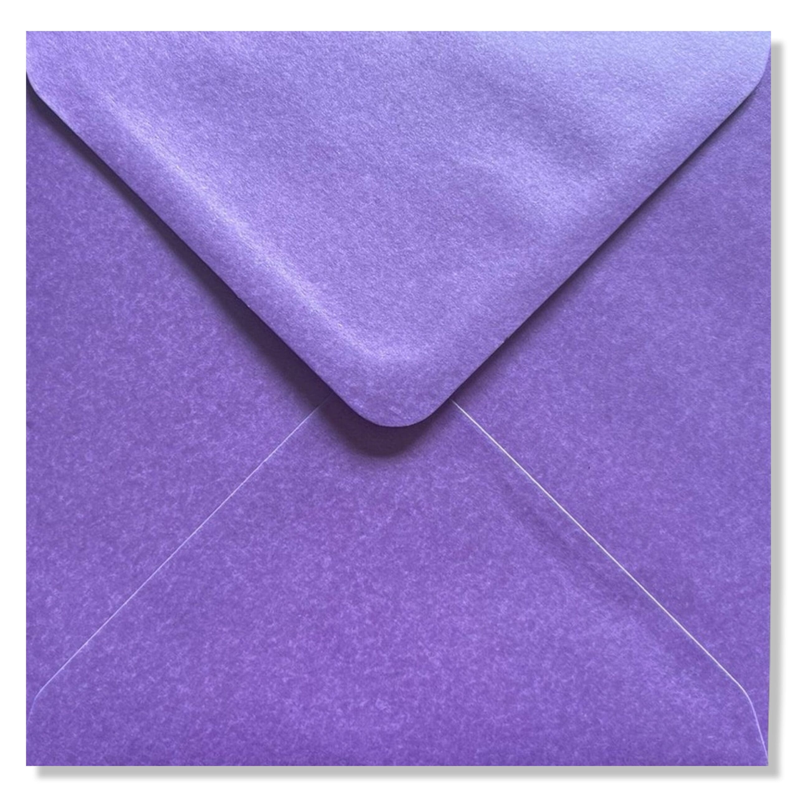 vierkante enveloppen Lila vierkante enveloppen Lila