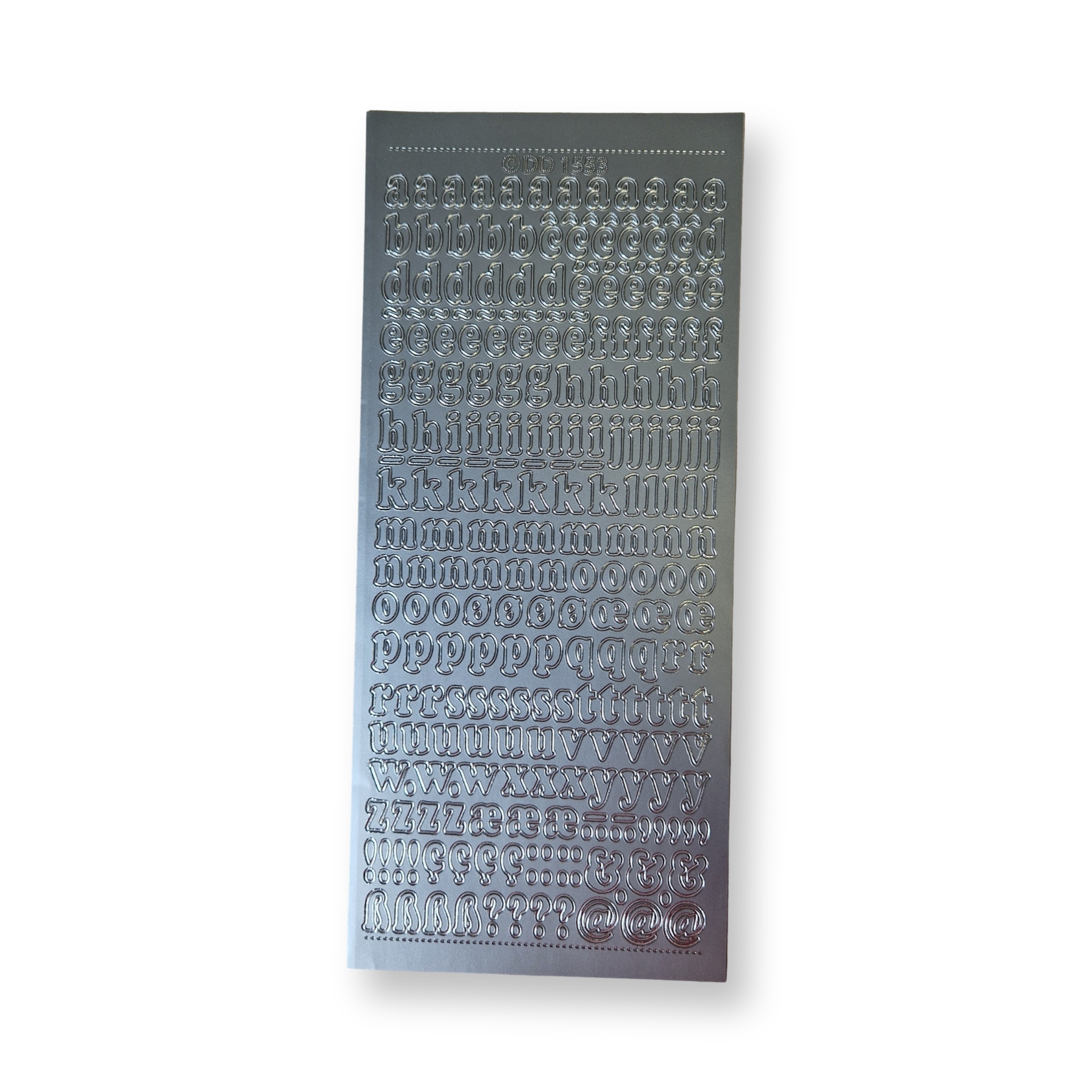 ST-silver-099 Peel-off sticker