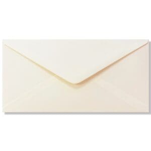 Din Lang Enveloppen 11x22cm Creme
