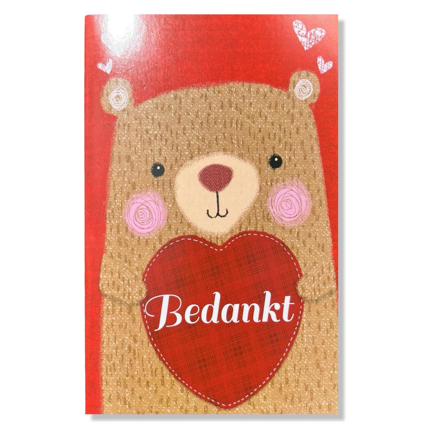 Bedankt wenskaart Bedankt wenskaart