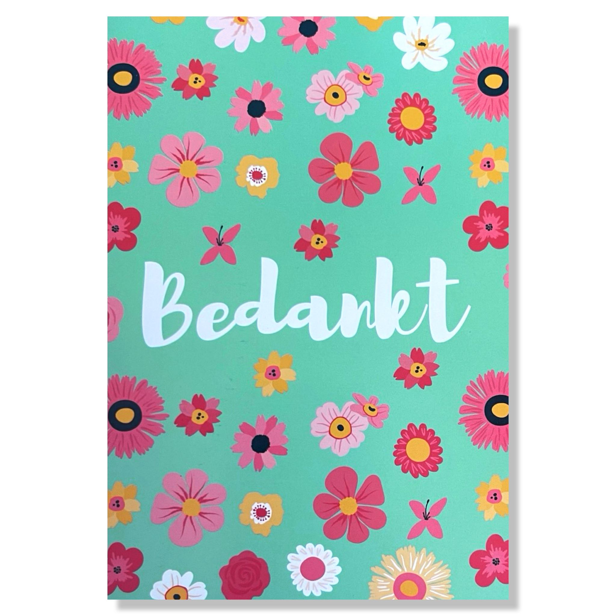 Bedankt wenskaart Bedankt wenskaart