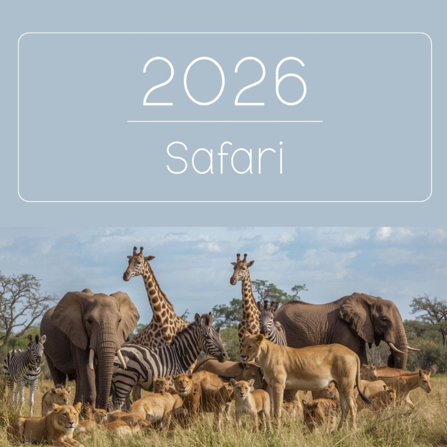 2026 Kalender Safari 2026 Kalender Safari