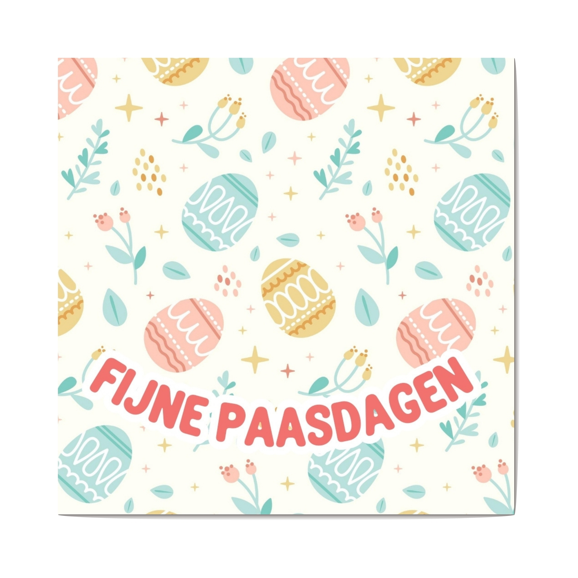 VP - pastel -2 Fijne paasdagen