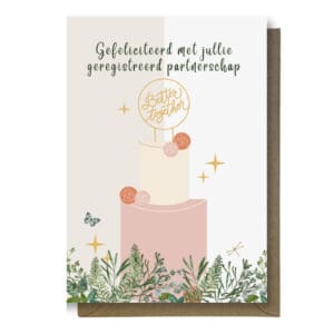 Geregistreerd Partnerschap Wenskaart