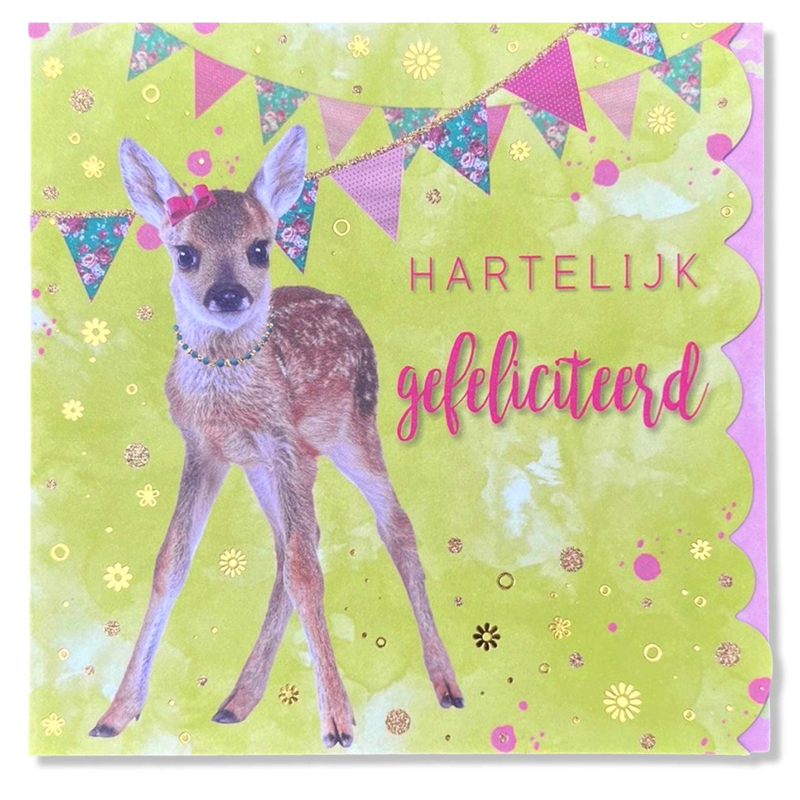 Dierenkaart Hartelijk Gefeliciteerd Dierenkaart Hartelijk Gefeliciteerd