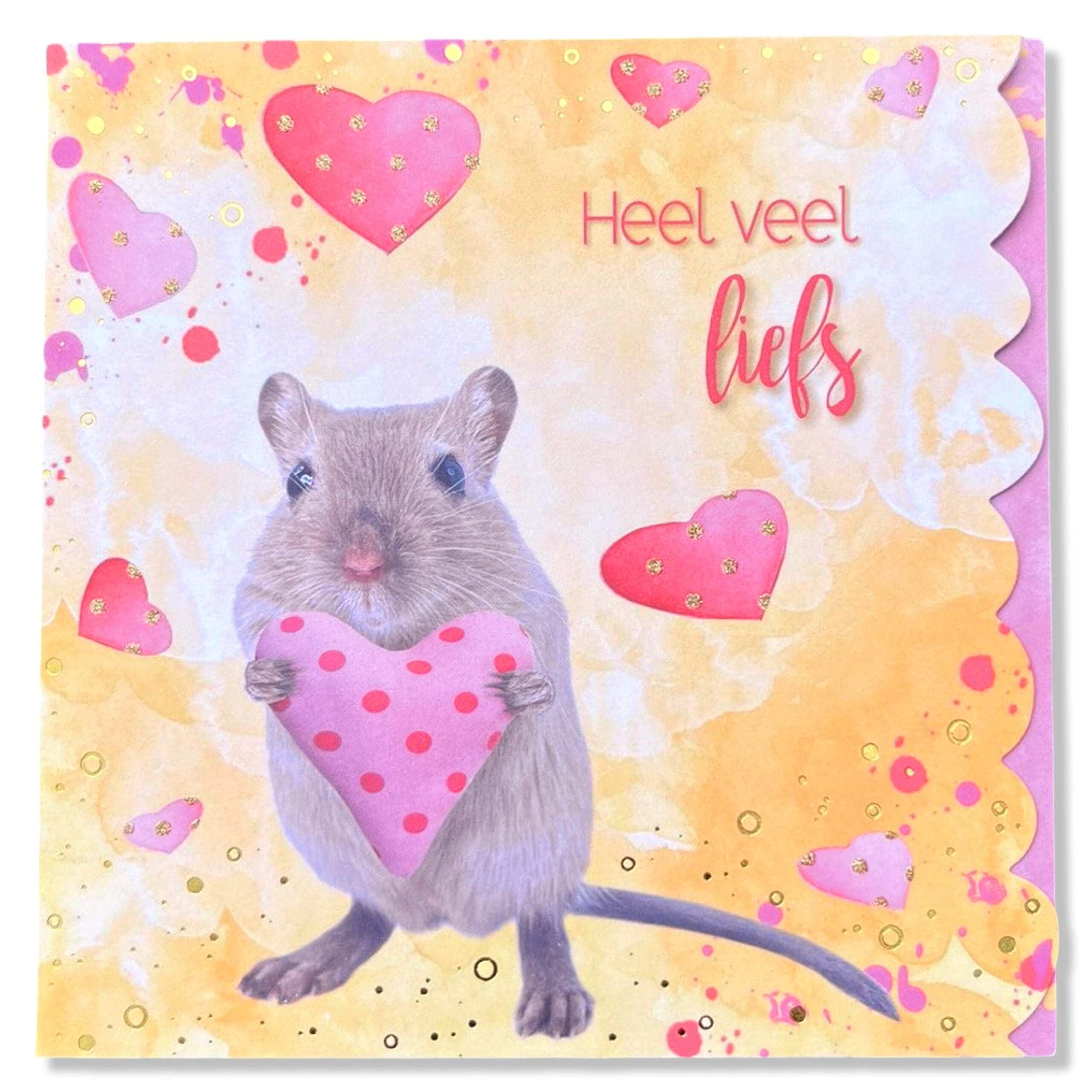 Dierenkaart Heel Veel Liefs Dierenkaart Heel Veel Liefs