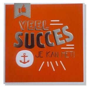 Veel Succes Je Kan Het!