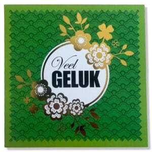 Veel Geluk wenskaartje