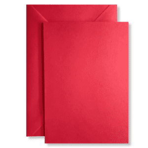 Kaarten met Enveloppen Rood