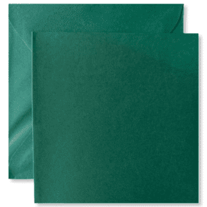 Kaarten met Enveloppen Donker Groen