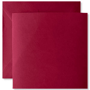 Kaarten met Enveloppen Bordeaux Rood