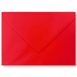 Enveloppen 13x18cm Kerst Rood