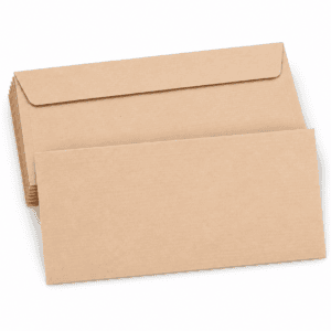 Enveloppen 11x22cm Kraft bruinbruin