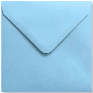 Vierkante Enveloppen Baby Blauw