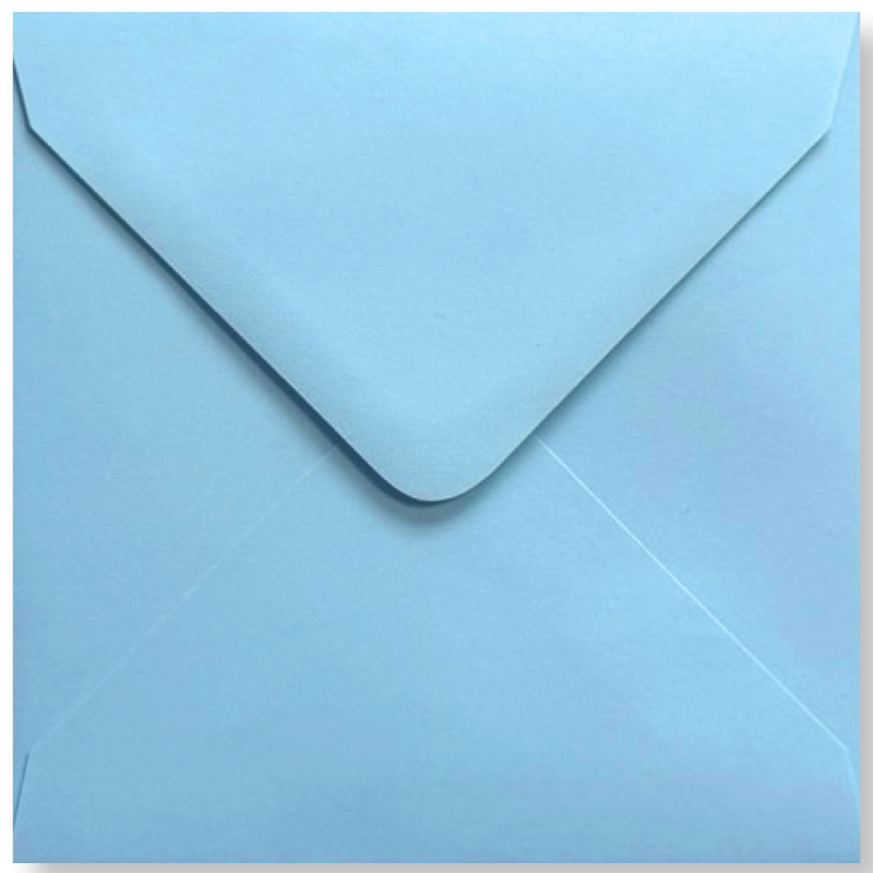 Vierkante Enveloppen Baby Blauw Vierkante Enveloppen Baby Blauw