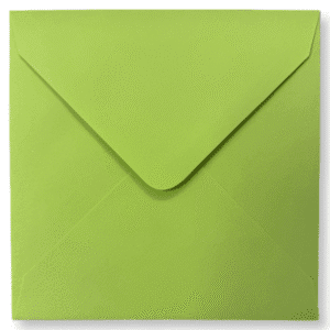Vierkante Enveloppen Lime Groen