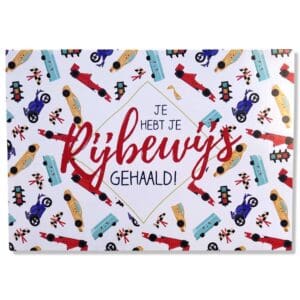 Rijbewijs Wenskaart