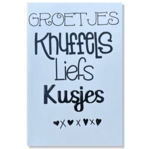 Veel Liefs Wenskaart