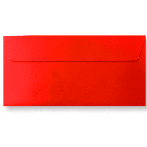 Enveloppen 11x22cm Rood