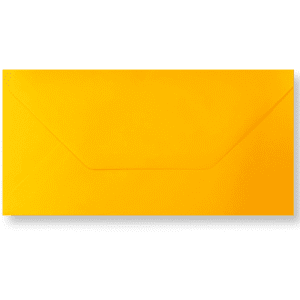 Enveloppen 11x22cm Goud Geel