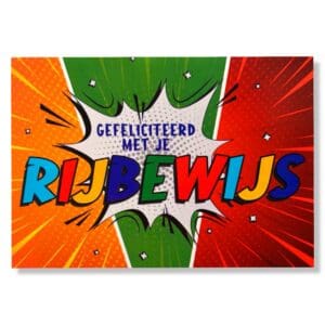 Rijbewijs Wenskaart