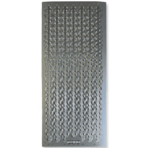 Peel-Off Stickervel Zilver Randjes