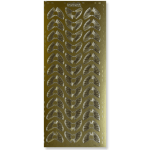 Peel-Off Stickervel Goud Hoekjes