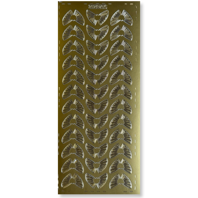 Peel-Off Stickervel Goud Hoekjes Peel-Off Stickervel Goud Hoekjes
